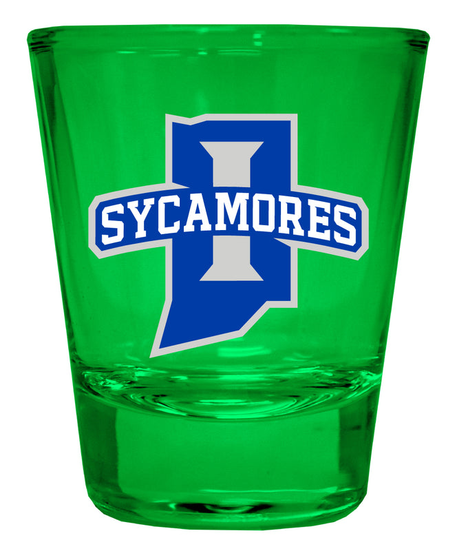 Indiana State University Full Color 2oz Shot Glass Officially Licensed Collegiate Product