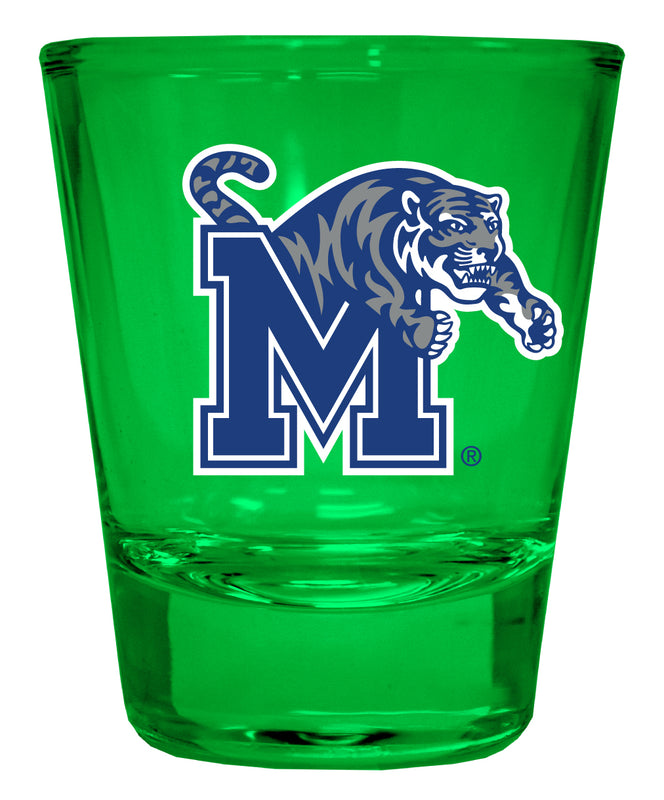 Memphis Tigers Full Color 2oz Shot Glass Officially Licensed Collegiate Product