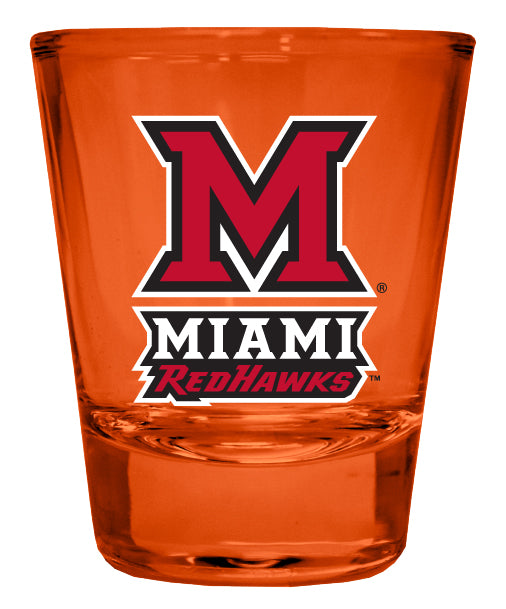 Miami University of Ohio Full Color 2oz Shot Glass Officially Licensed Collegiate Product