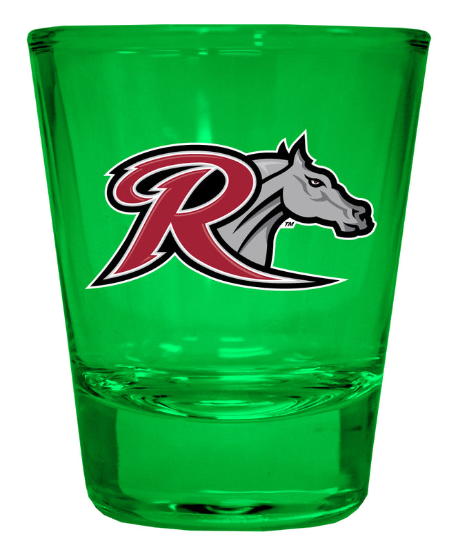 Rider University Broncs Full Color 2oz Shot Glass Officially Licensed Collegiate Product