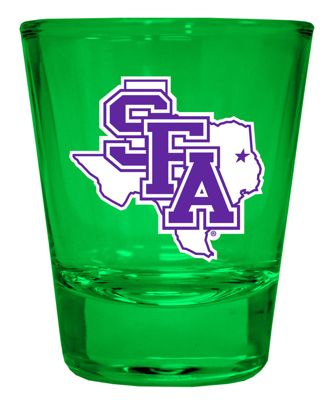 Stephen F. Austin State University Full Color 2oz Shot Glass Officially Licensed Collegiate Product