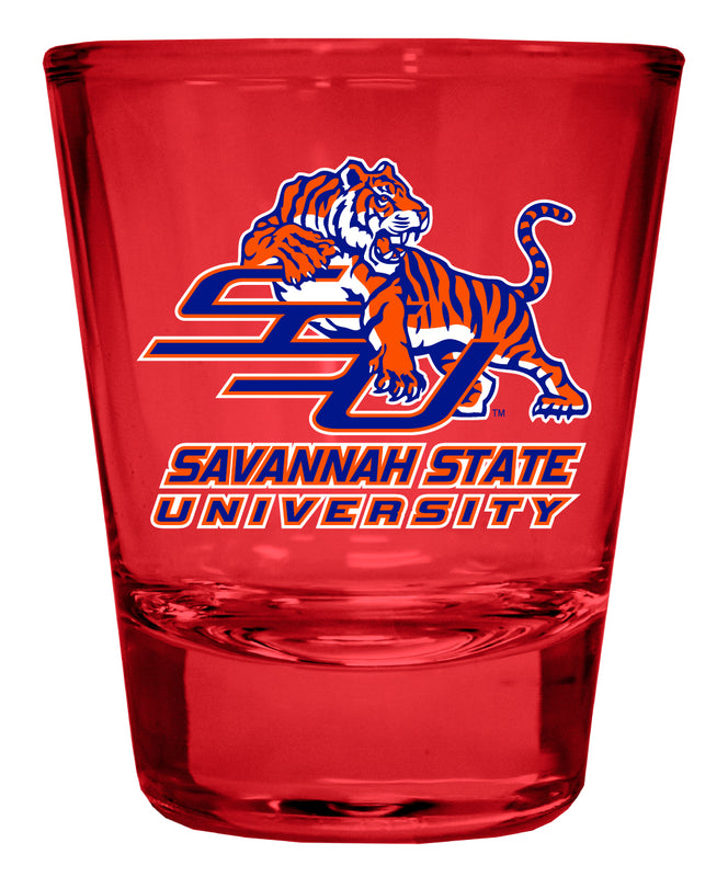 Savannah State University Full Color 2oz Shot Glass Officially Licensed Collegiate Product