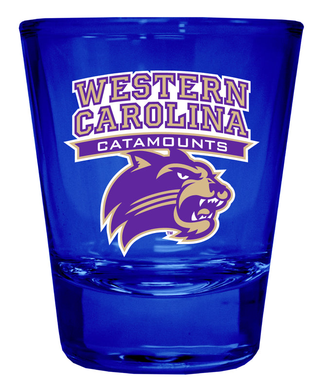 Western Carolina University Full Color 2oz Shot Glass Officially Licensed Collegiate Product