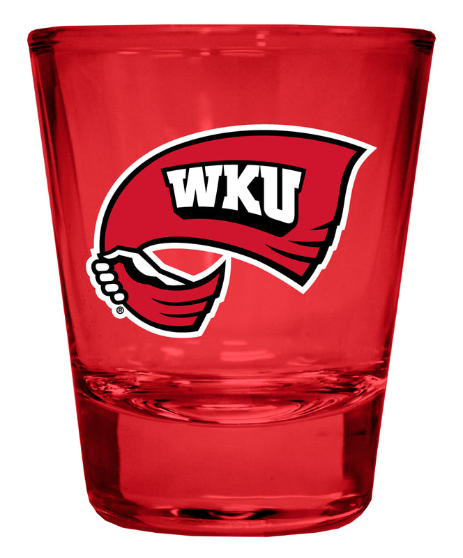 Western Kentucky Hilltoppers Full Color 2oz Shot Glass Officially Licensed Collegiate Product