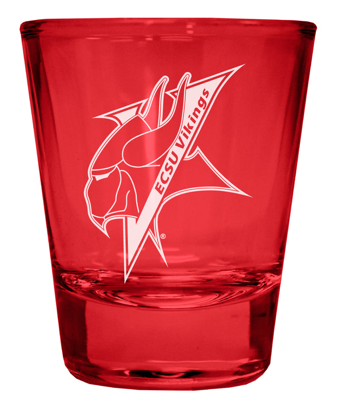 Elizabeth City State University Engraved Full Color 2oz Shot Glass Officially Licensed Collegiate Product