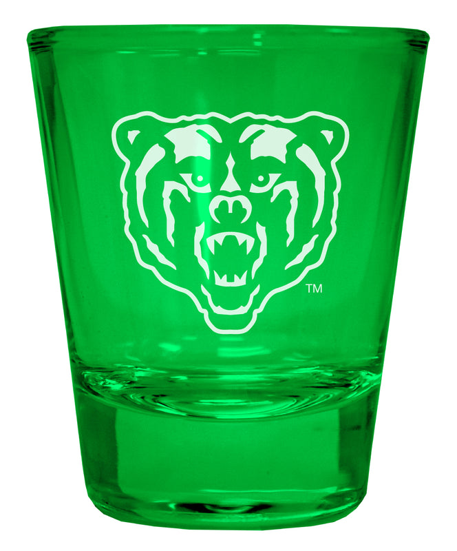Mercer University Engraved Full Color 2oz Shot Glass Green Officially Licensed Collegiate Product 4-Pack