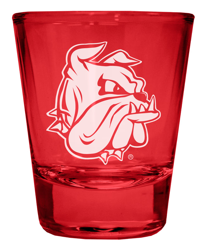 Minnesota Duluth Bulldogs Engraved Full Color 2oz Shot Glass Red Officially Licensed Collegiate Product Single