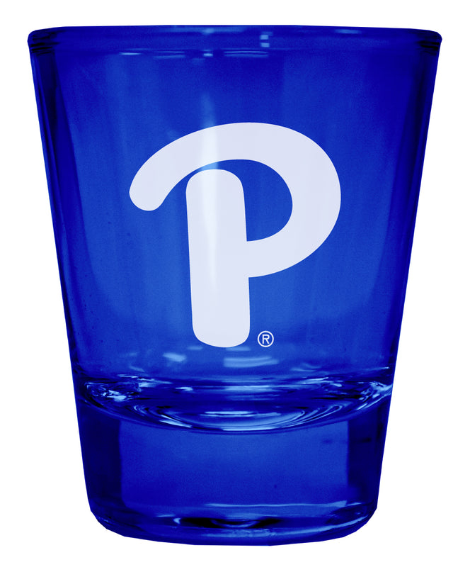 Pittsburgh Panthers Engraved Full Color 2oz Shot Glass Blue Officially Licensed Collegiate Product 4-Pack