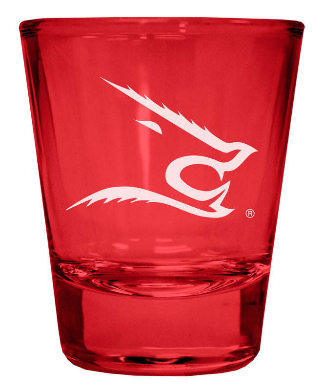 Texas A&M Kingsville Javelinas Engraved Full Color 2oz Shot Glass Red Officially Licensed Collegiate Product 2-Pack