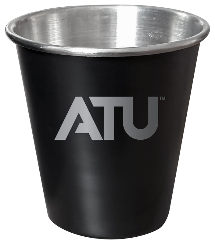 Arkansas Tech University Engraved 2oz Tin Shot Glass Black Matte Coating Officially Licensed Collegiate Product 4-Pack