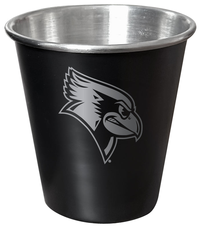 Illinois State Redbirds Engraved 2oz Tin Shot Glass Black Matte Coating Officially Licensed Collegiate Product Single