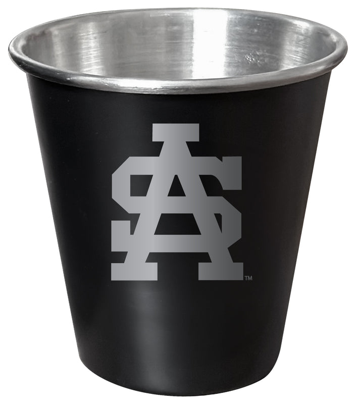 University of South Alabama Engraved 2oz Tin Shot Glass Black Matte Coating Officially Licensed Collegiate Product Single