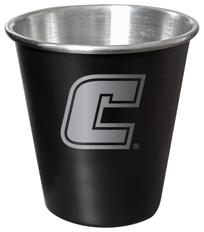 University of Tennessee at Chattanooga Engraved 2oz Tin Shot Glass Black Matte Coating Officially Licensed Collegiate Product Single