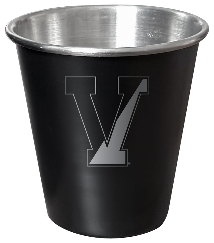 Vermont Catamounts Engraved 2oz Tin Shot Glass Black Matte Coating Officially Licensed Collegiate Product Single