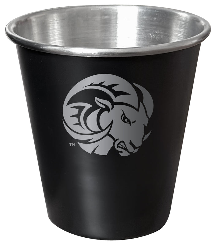 Winston-Salem State Engraved 2oz Tin Shot Glass Black Matte Coating Officially Licensed Collegiate Product Single