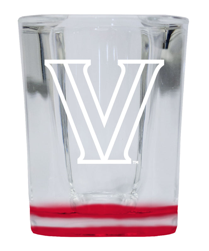 Villanova Wildcats 2 Ounce Engraved Shot Glass Square Officially Licensed Collegiate Product
