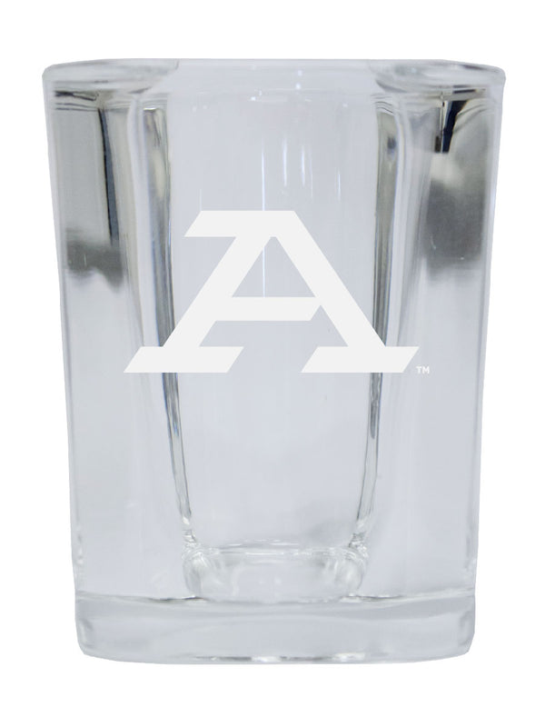 Akron Zips NCAA Collector's Edition 2oz Square Shot Glass - Laser Etched Logo