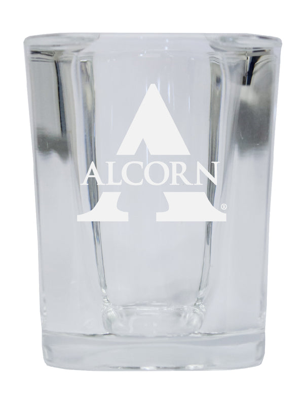 Alcorn State Braves NCAA Collector's Edition 2oz Square Shot Glass - Laser Etched Logo