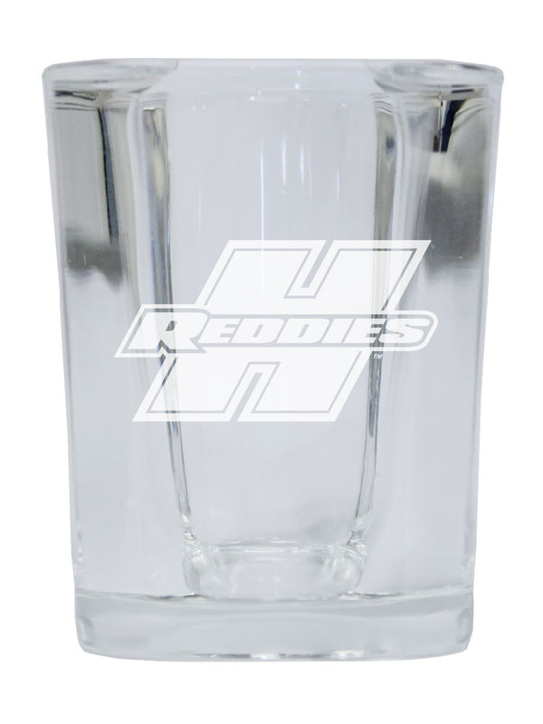 Henderson State Reddies 2 Ounce Shot Glass Square Officially Licensed Collegiate Product