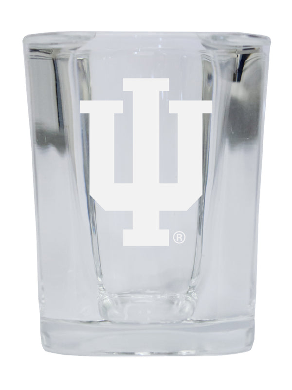 Indiana Hoosiers NCAA Collector's Edition 2oz Square Shot Glass - Laser Etched Logo