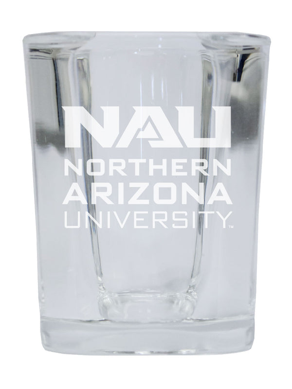 Northern Arizona University 2 Ounce Shot Glass Square Officially Licensed Collegiate Product