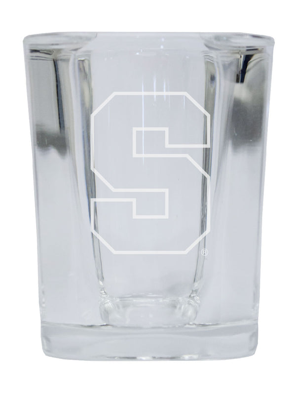Syracuse Orange 2 Ounce Shot Glass Square Officially Licensed Collegiate Product