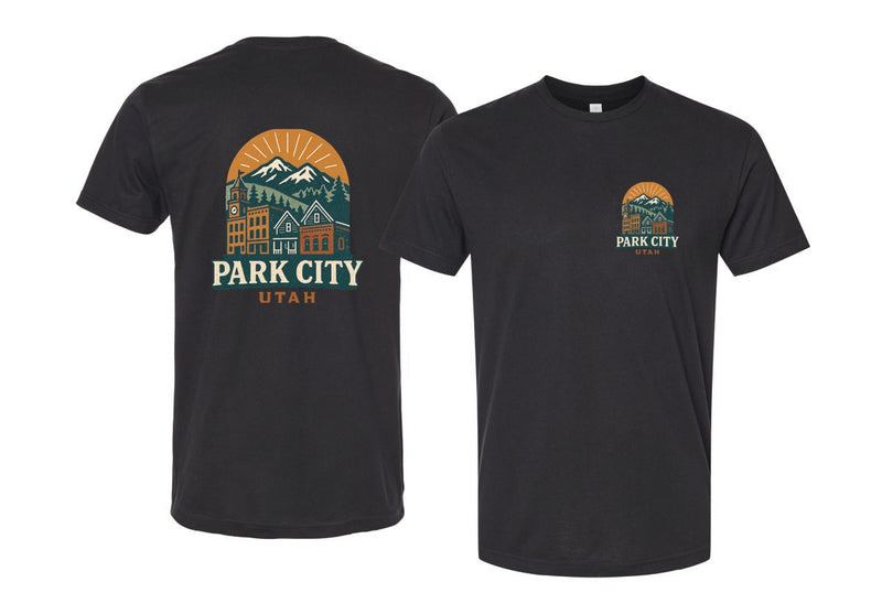 Park City Utah Vintage Design Souvenir Unisex Cotton Crew Neck T-Shirt