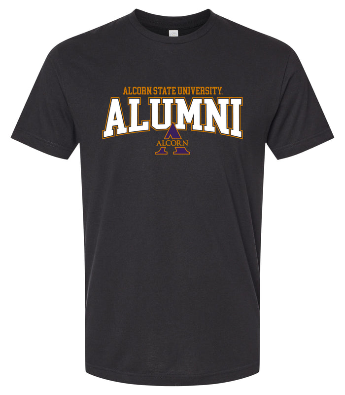 Alcorn State Braves Officially Licensed Unisex Cotton T-Shirt – Large Front AlumniDesign