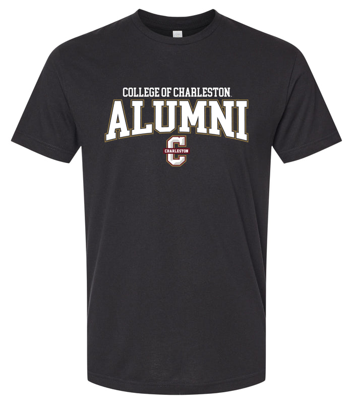 College of Charleston Officially Licensed Unisex Cotton T-Shirt – Large Front Alumni Design