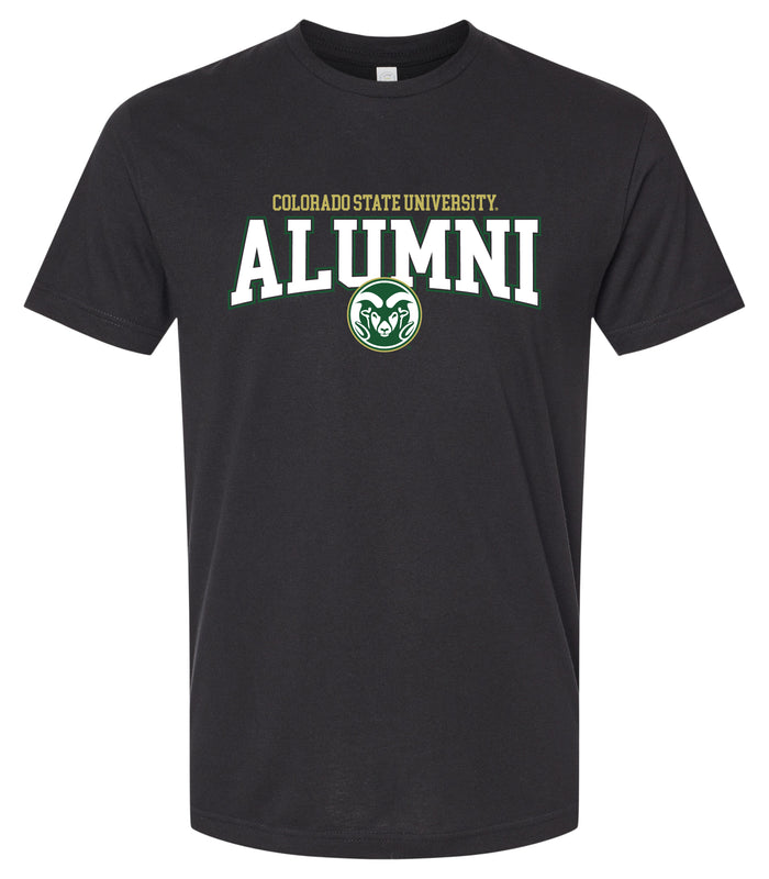 Colorado State Rams Officially Licensed Unisex Cotton T-Shirt – Large Front Alumni Design