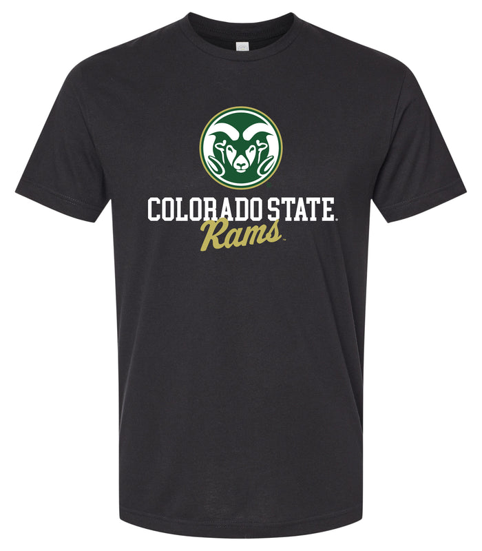 Colorado State Rams Officially Licensed Unisex Cotton T-Shirt – Large Front Script Design
