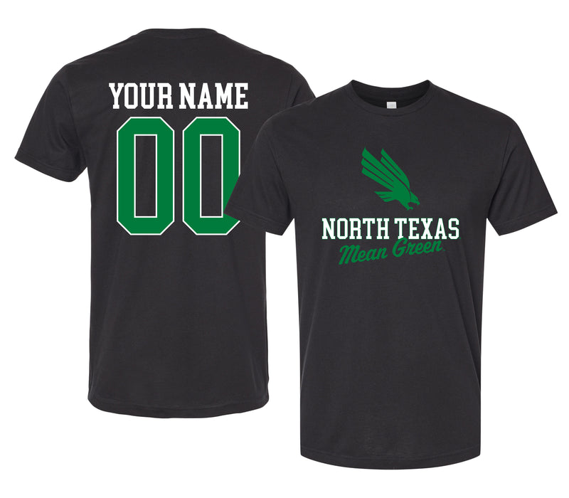 North Texas Officially Licensed Custom Unisex T-Shirt – Collegiate Script Front Design