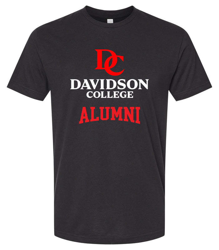 Davidson College Officially Licensed Unisex Cotton T-Shirt – Large Front Alumni Design