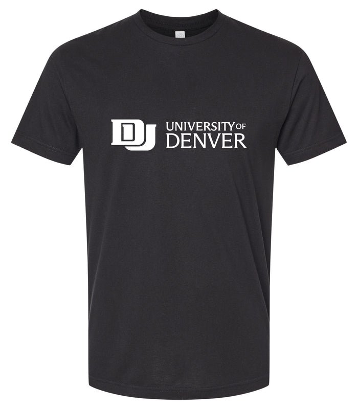University of Denver Pioneers Officially Licensed Unisex Cotton T-Shirt – Large Front Script Design
