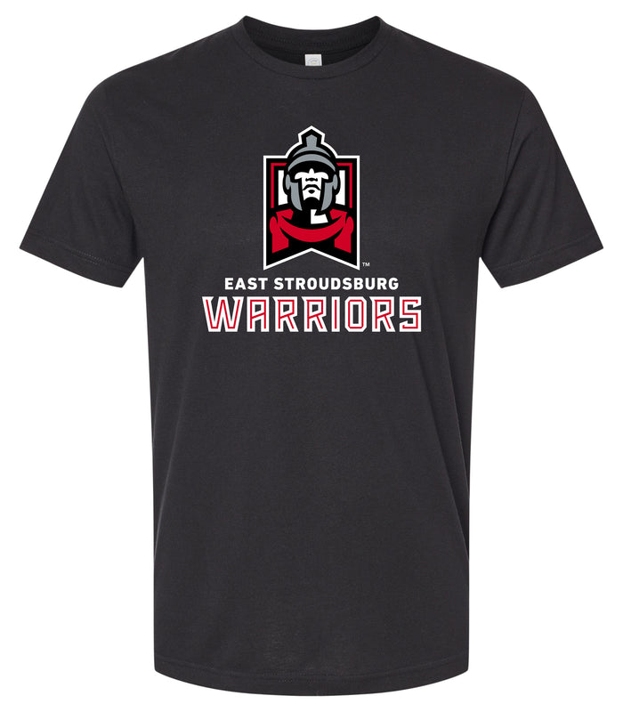 East Stroudsburg University Officially Licensed Unisex Cotton T-Shirt – Large Front ScriptDesign