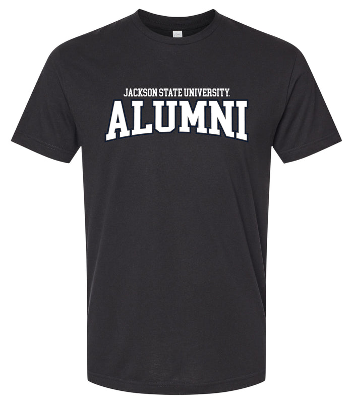 Jackson State University Officially Licensed Unisex Cotton T-Shirt – Large Front AlumniDesign