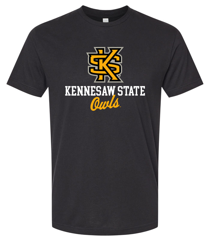 Kennesaw State University Officially Licensed Unisex Cotton T-Shirt – Large Front ScriptDesign