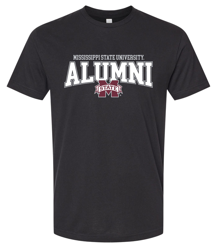 Mississippi State Bulldogs Officially Licensed Unisex Cotton T-Shirt – Large Front AlumniDesign