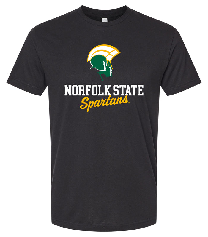 Norfolk State University Officially Licensed Unisex Cotton T-Shirt – Large Front Script Design