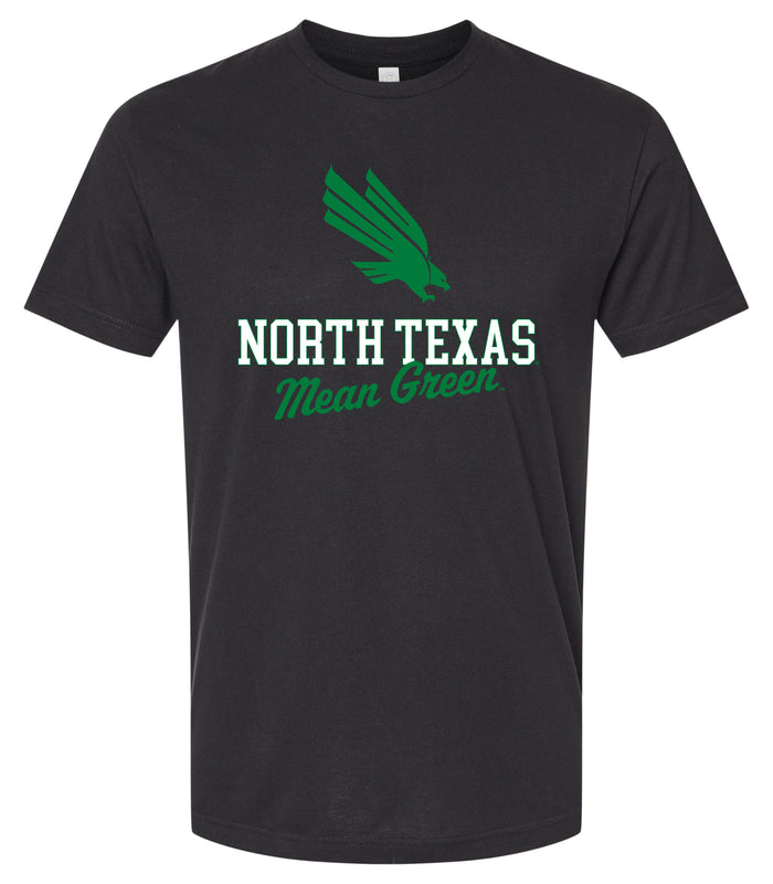North Texas Officially Licensed Unisex Cotton T-Shirt – Large Front Script Design XS
