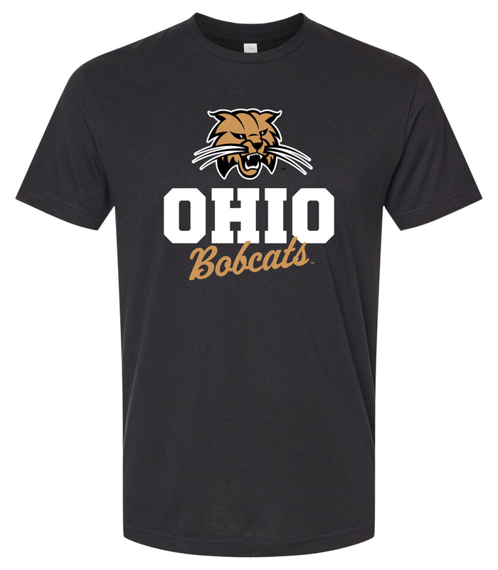 Ohio University Officially Licensed Unisex Cotton T-Shirt – Large Front Script Design XS
