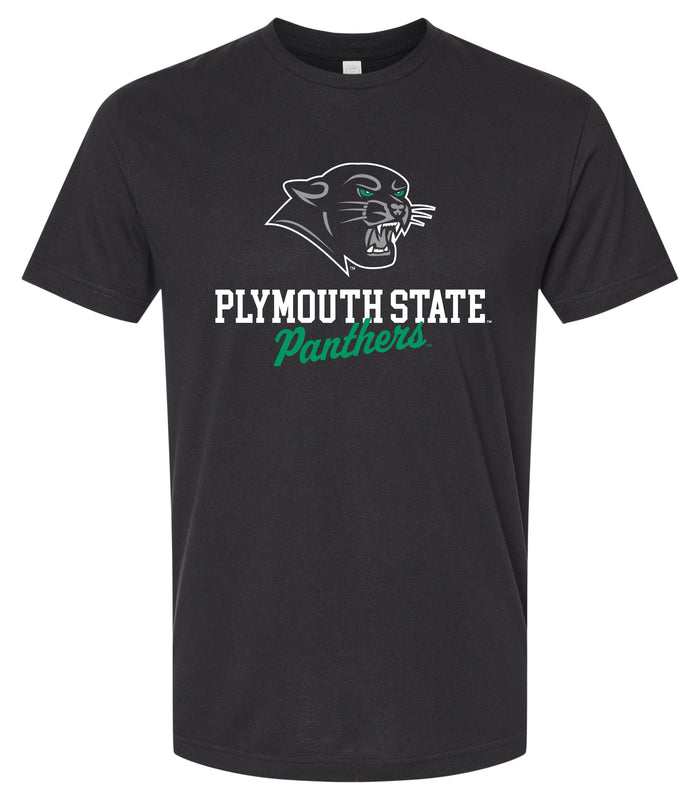 Plymouth State University Officially Licensed Unisex Cotton T-Shirt – Large Front Script Design (Small)