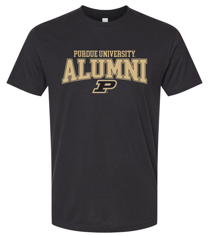 Purdue Boilermakers Officially Licensed Unisex Cotton T-Shirt – Large Front Alumni Design XS