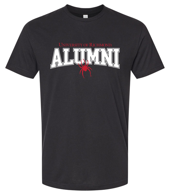 Richmond Spiders Officially Licensed Unisex Cotton T-Shirt – Large Front Alumni Design XS