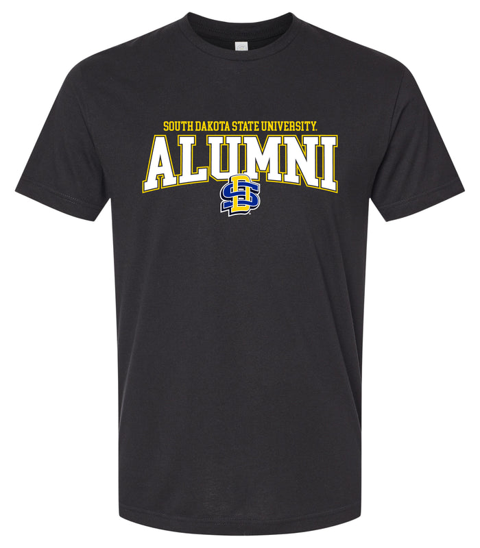 South Dakota State Jackrabbits Officially Licensed Unisex Cotton T-Shirt – Large Front Alumni Design