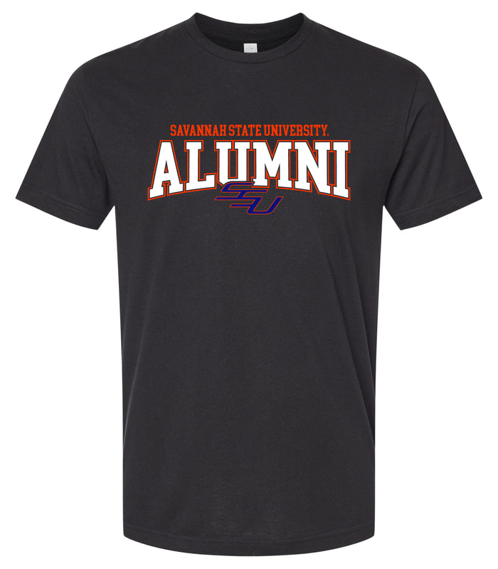 Savannah State University Officially Licensed Unisex Cotton T-Shirt – Large Front Alumni Design