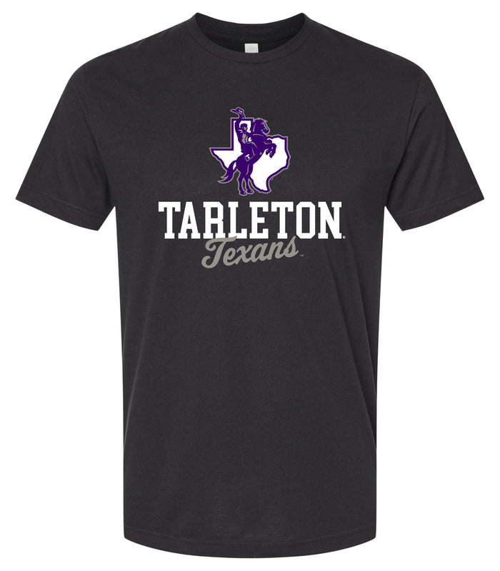 Tarleton State University Officially Licensed Unisex Cotton T-Shirt – Large Front Script Design
