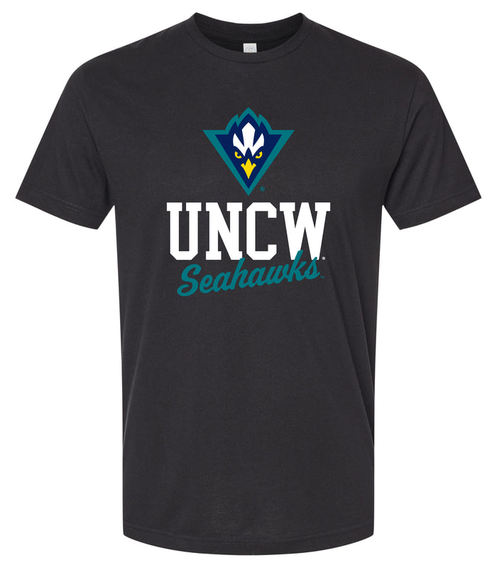 North Carolina Wilmington Seahawks Officially Licensed Unisex Cotton T-Shirt – Large Front Script Design XS