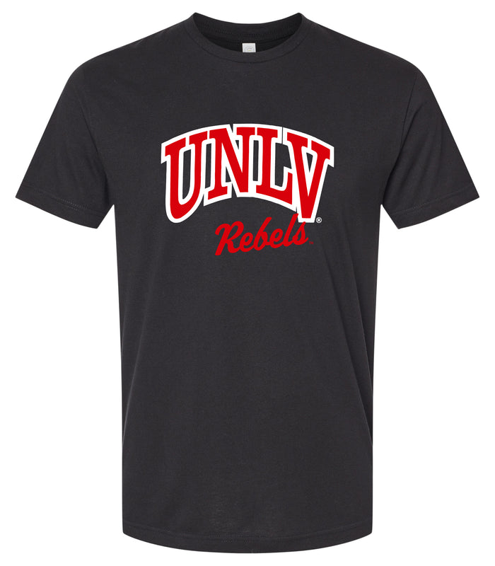 UNLV Rebels Officially Licensed Unisex Cotton T-Shirt – Large Front Script Design