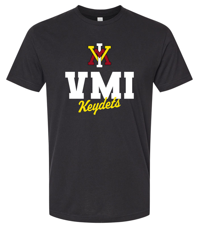 VMI Keydets Officially Licensed Unisex Cotton T-Shirt – Large Front Script Design